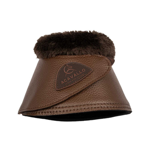 Acavallo Bell boots faux sheepskin & hook-and-loop closure