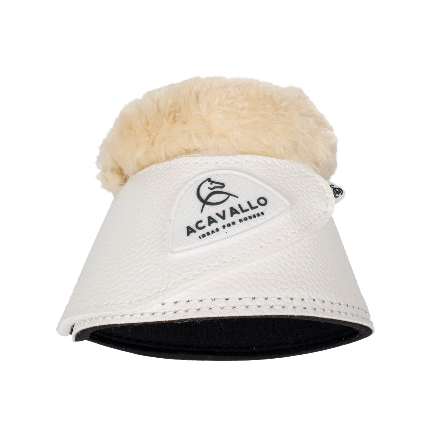 Acavallo Bell boots faux sheepskin & hook-and-loop closure