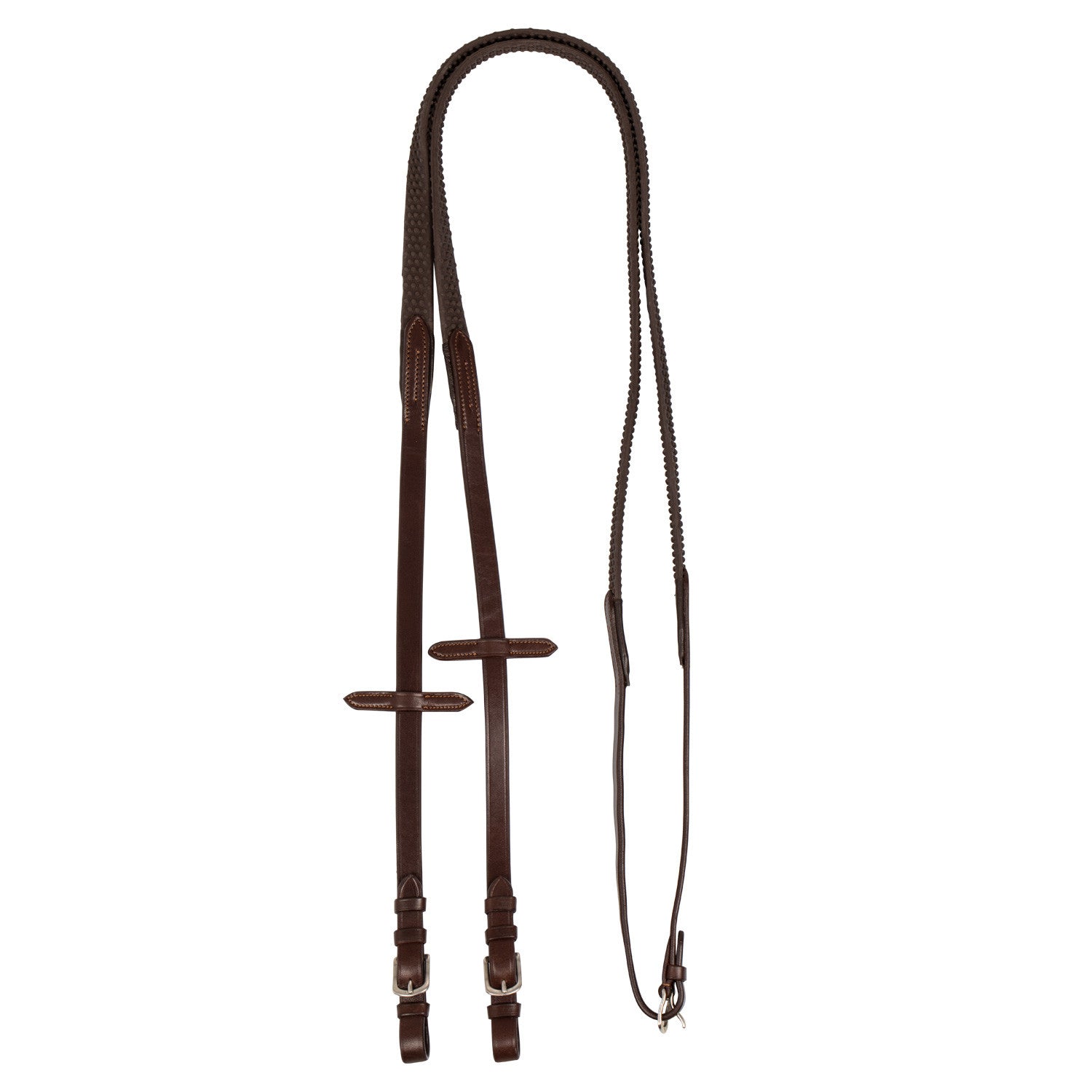 Acavallo Reins leather & rubber grip