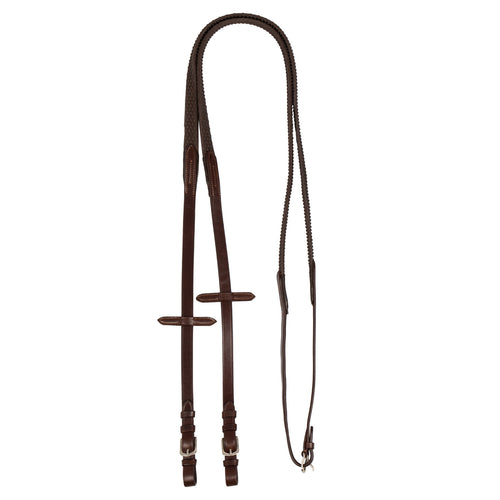 Acavallo Reins leather & rubber grip