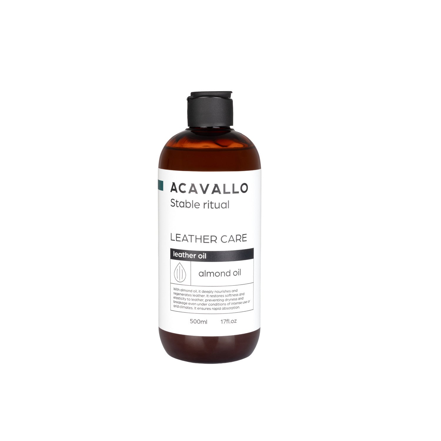 Acavallo Almond leather oil 500 ml (glycerin)