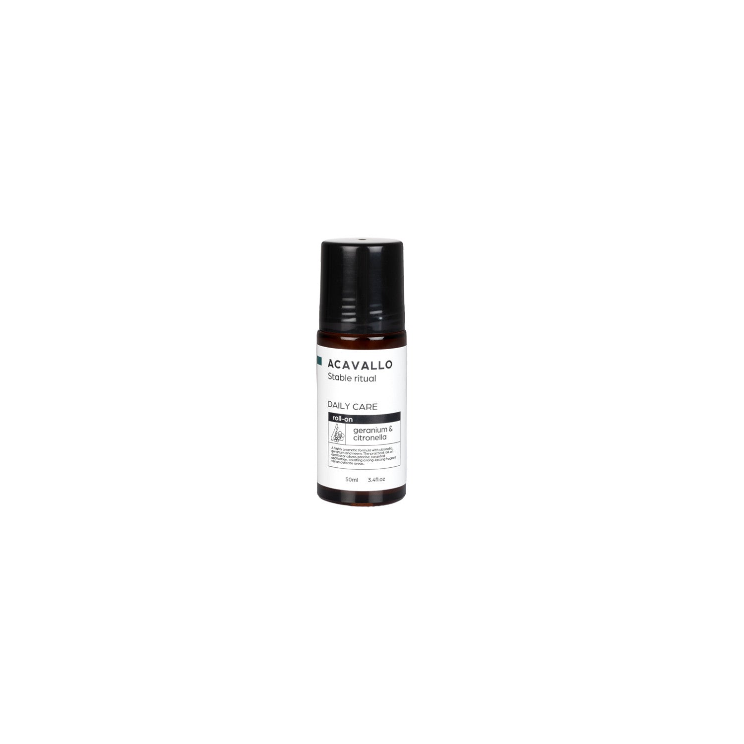 Acavallo Geranium lemongrass and neem cream roll-on for muzzle 100ml