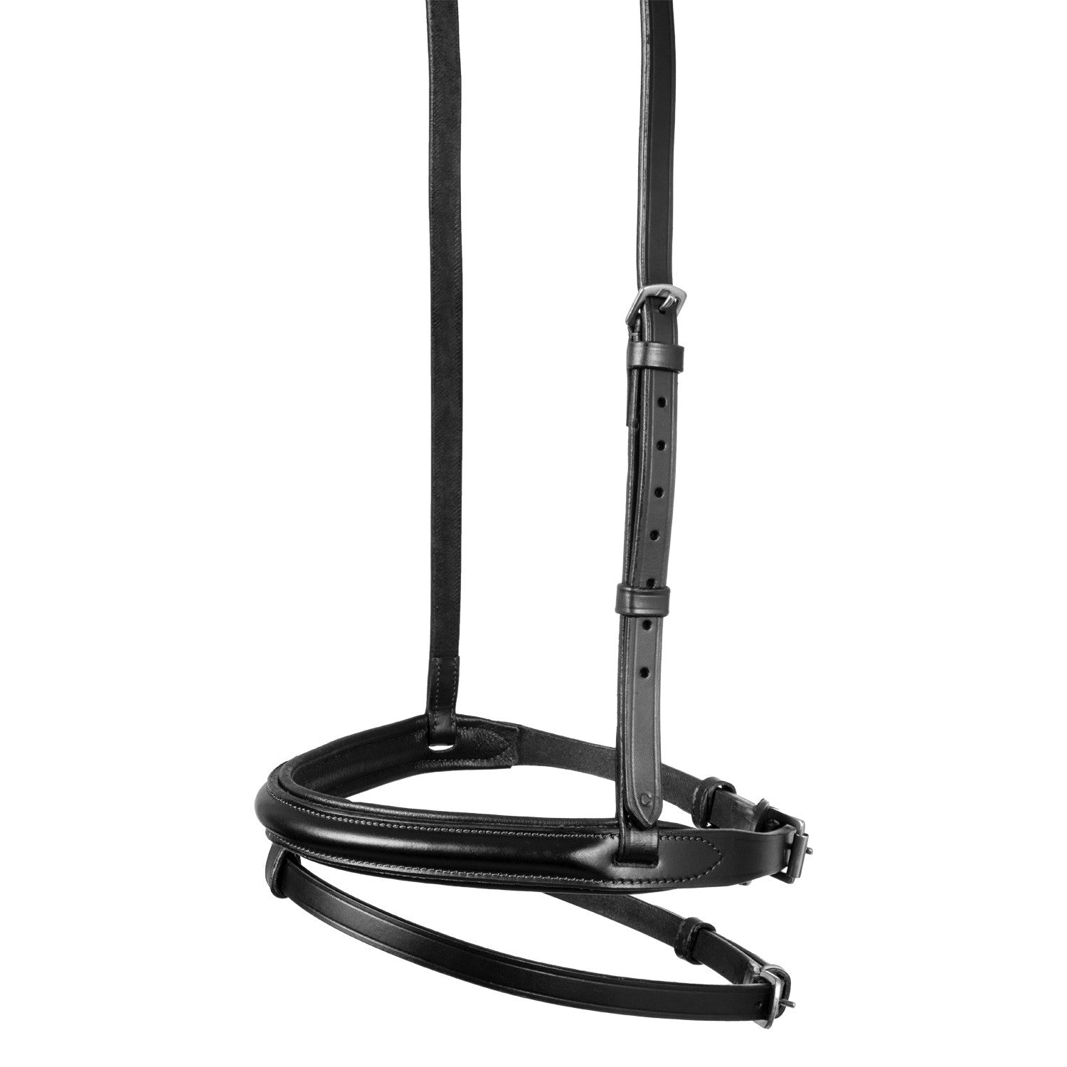 Leather flash noseband bridle