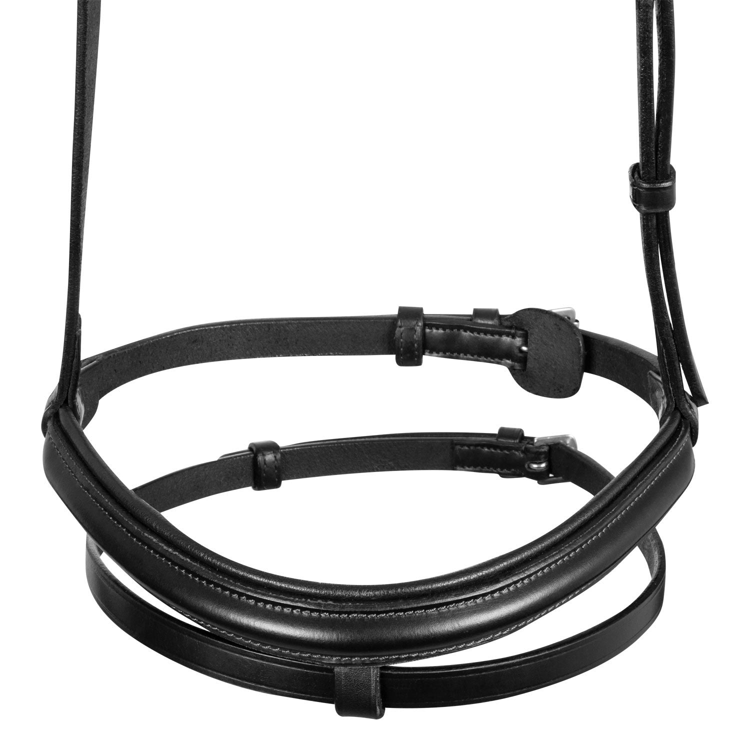 Leather flash noseband bridle