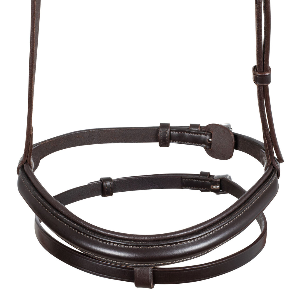 Leather flash noseband bridle