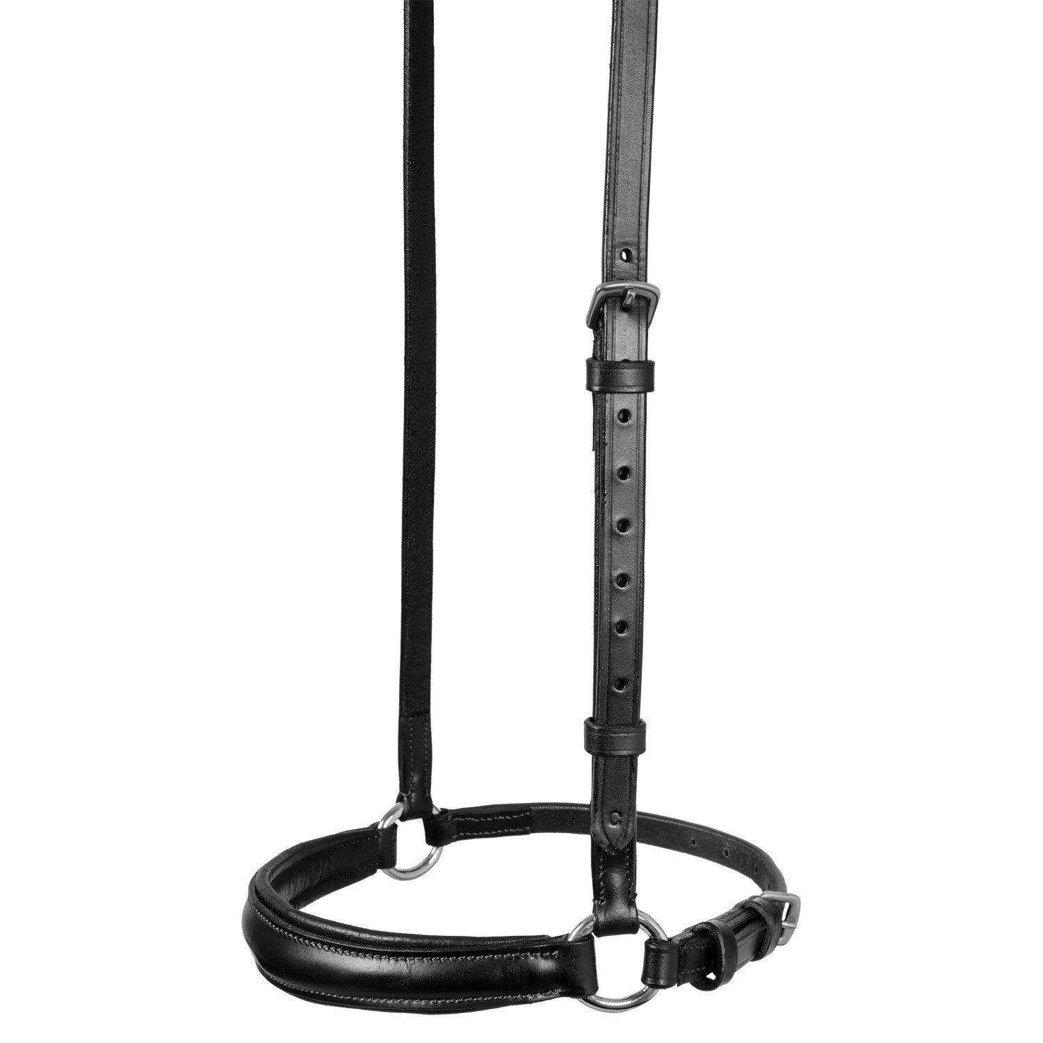 Leather German style noseband bridle
