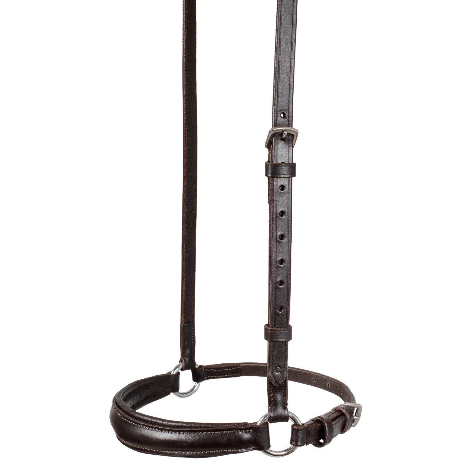 Leather German style noseband bridle