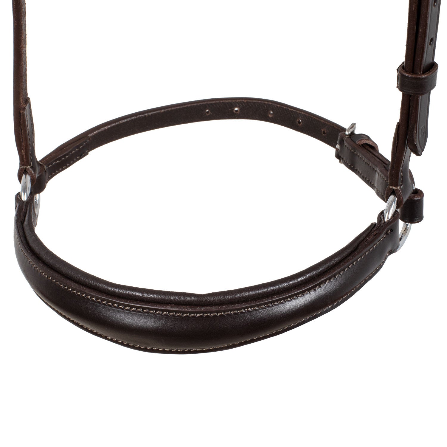 Leather German style noseband bridle