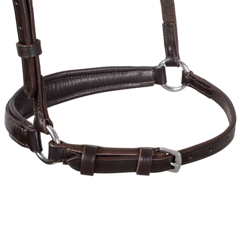 Leather German style noseband bridle