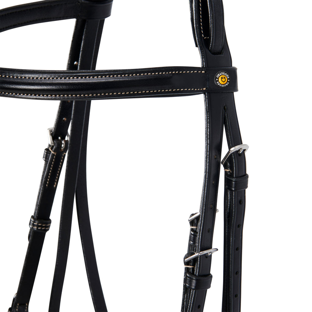 Leather English bridle with embroideries NEW