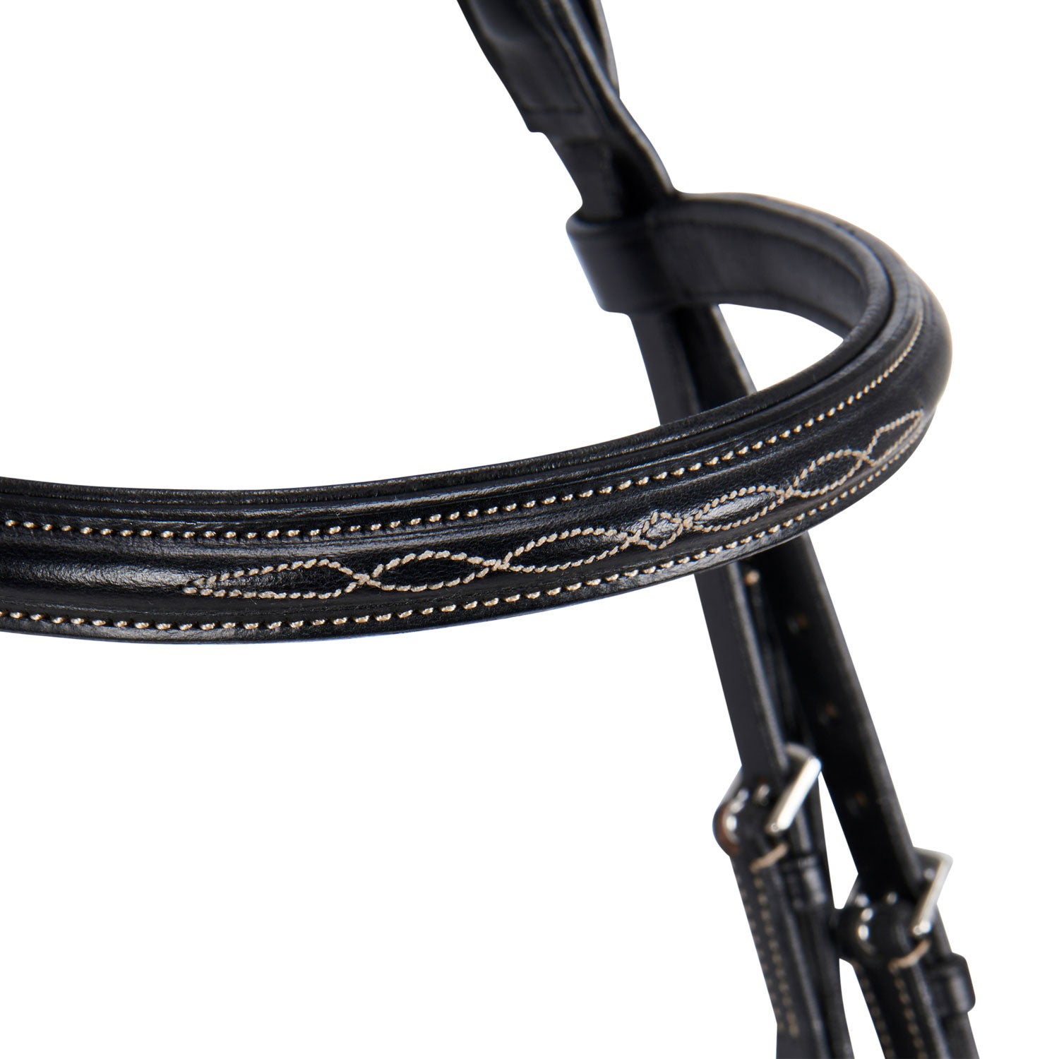 Leather English bridle with embroideries NEW