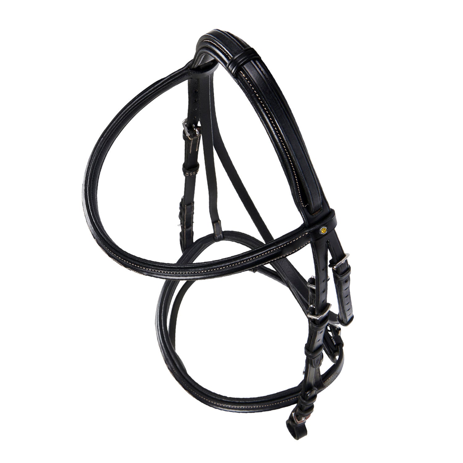 Leather English bridle with embroideries NEW