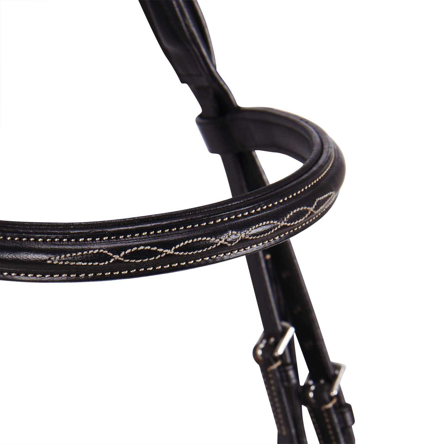 Leather English bridle with embroideries NEW