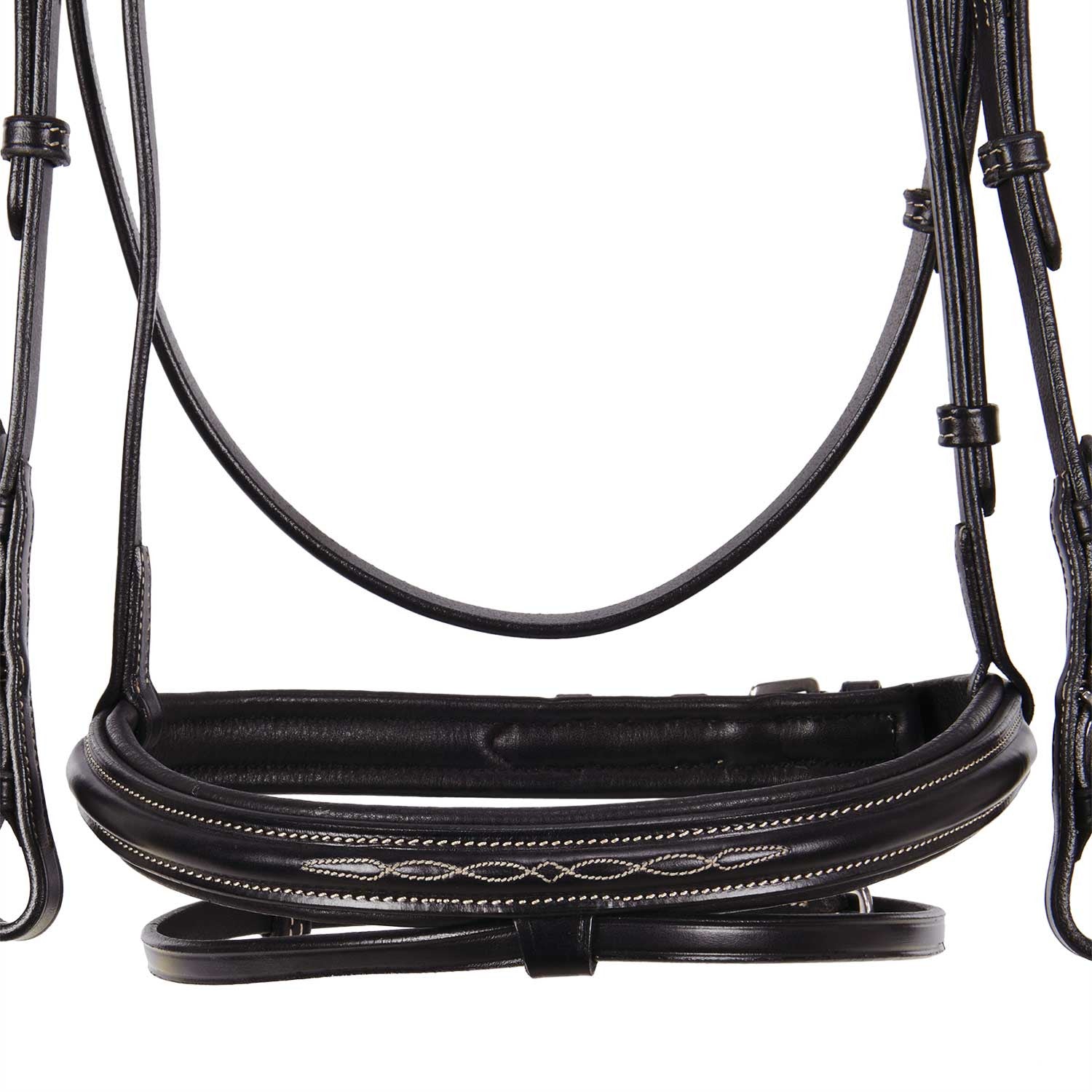 Leather English bridle with embroideries NEW