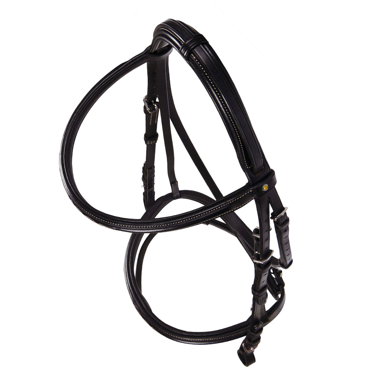 Leather English bridle with embroideries NEW