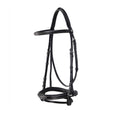 Leather English bridle with embroideries