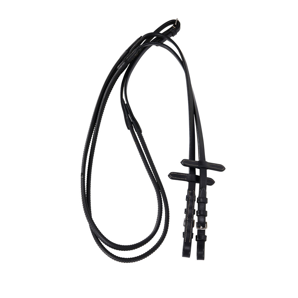 Leather English bridle with embroideries