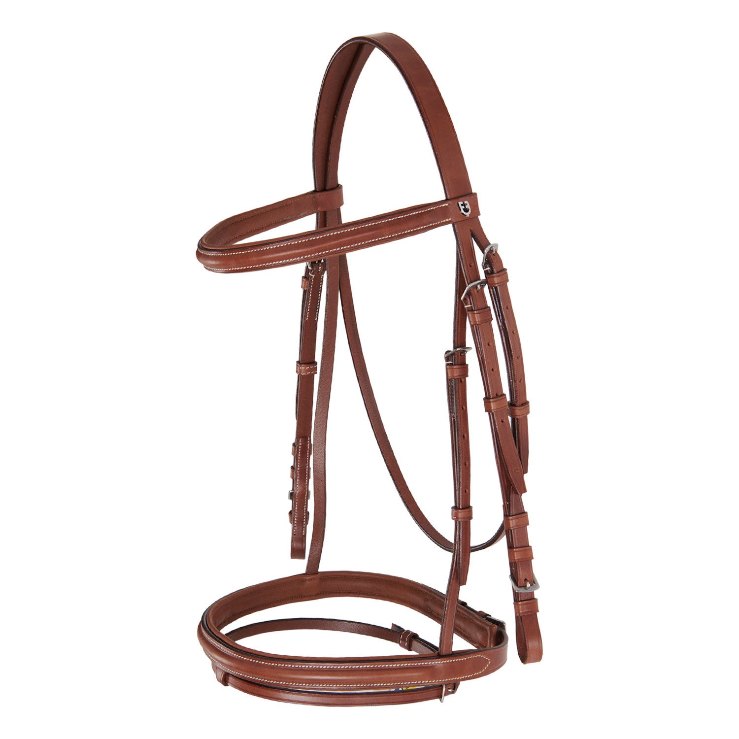 Equestro Leather English bridle with embroideries
