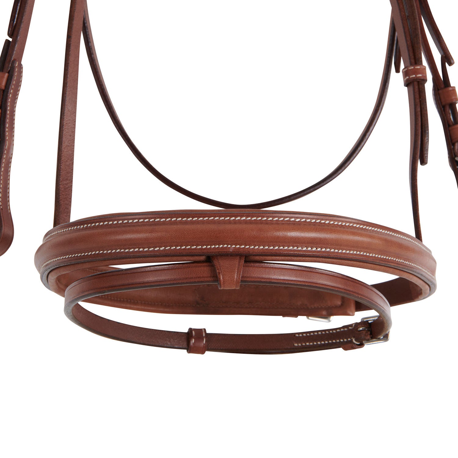 Leather English bridle with embroideries