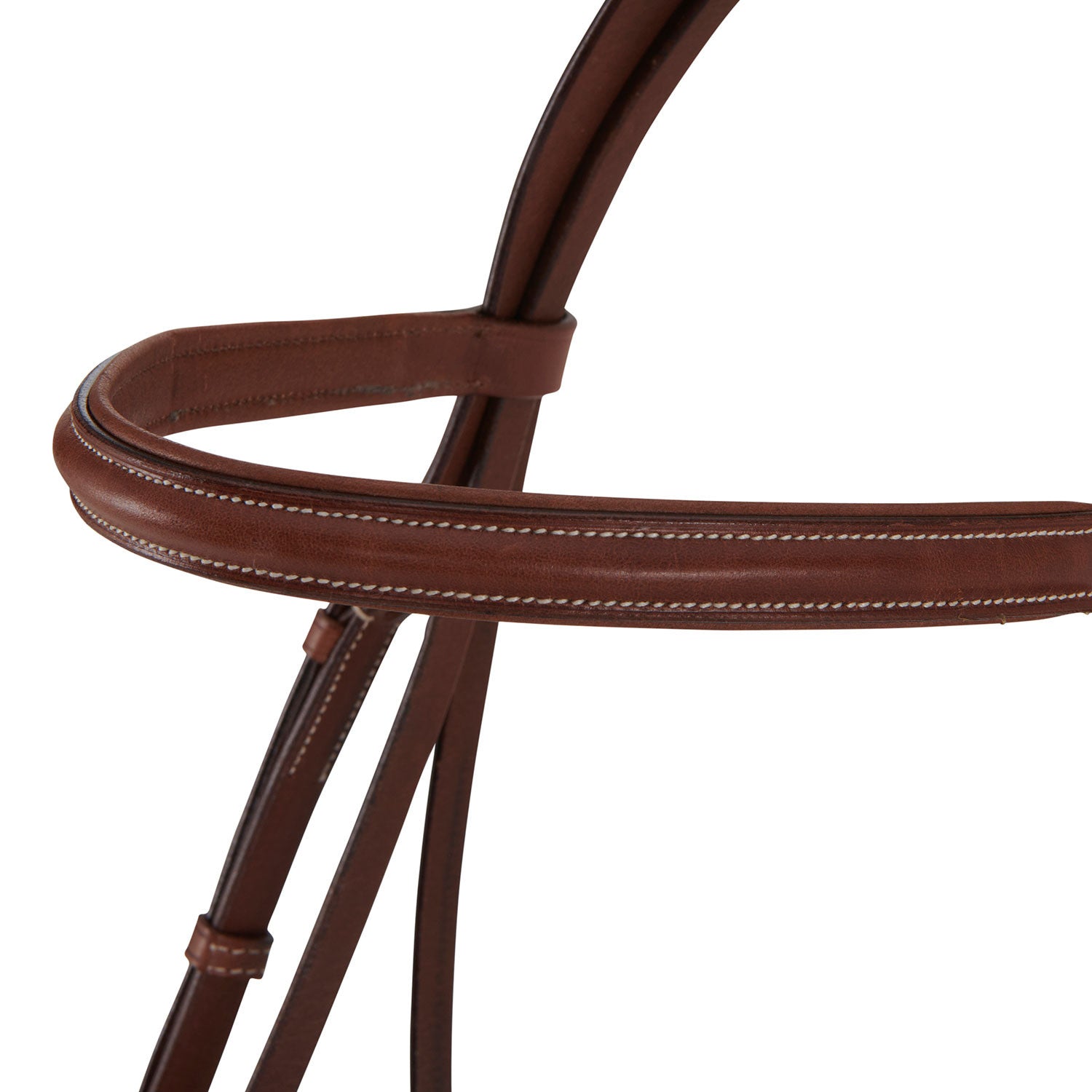 Leather English bridle with embroideries