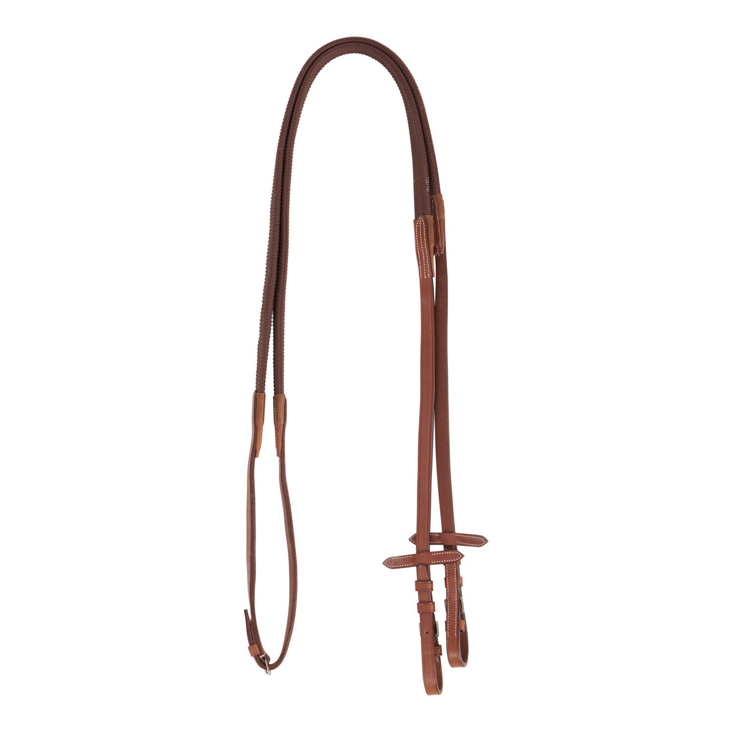 Leather English bridle with embroideries
