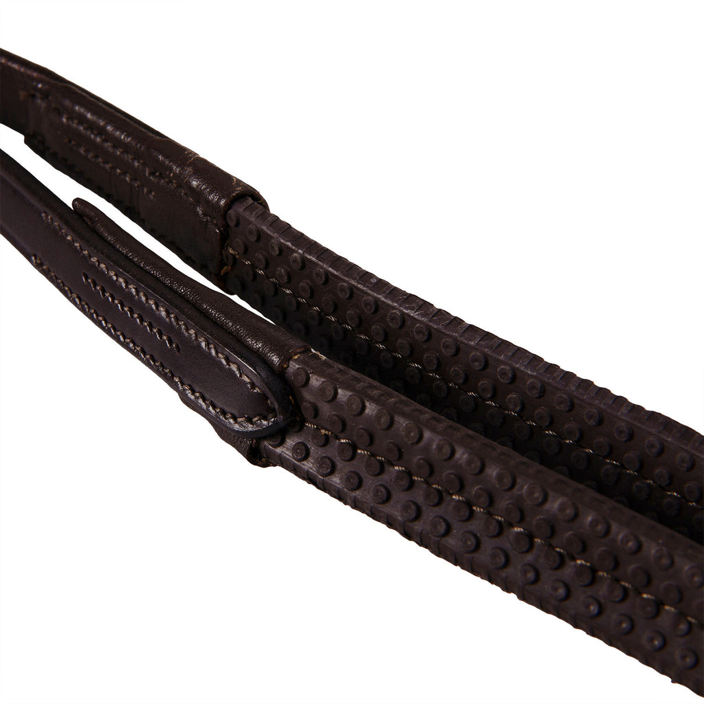 Leather English bridle with embroideries