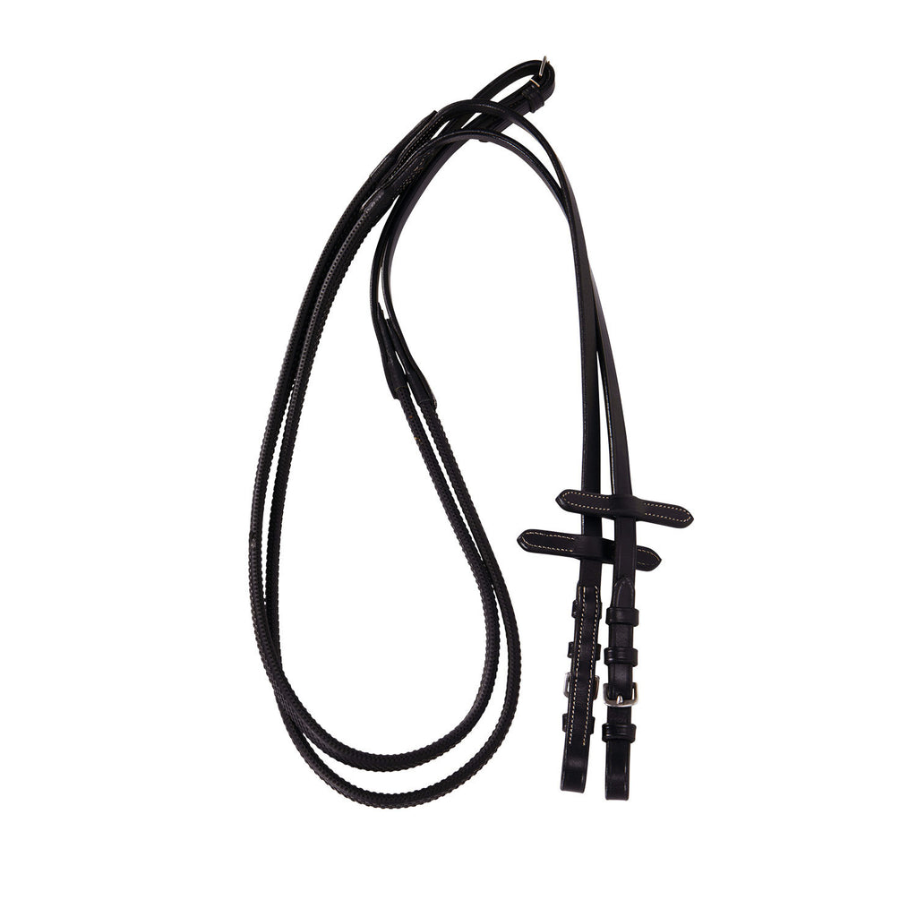 Leather English bridle with embroideries