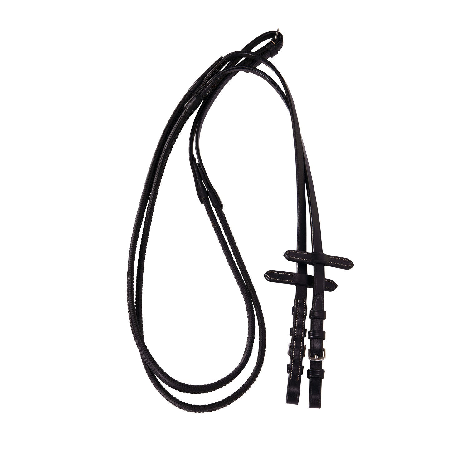 Leather English bridle with embroideries