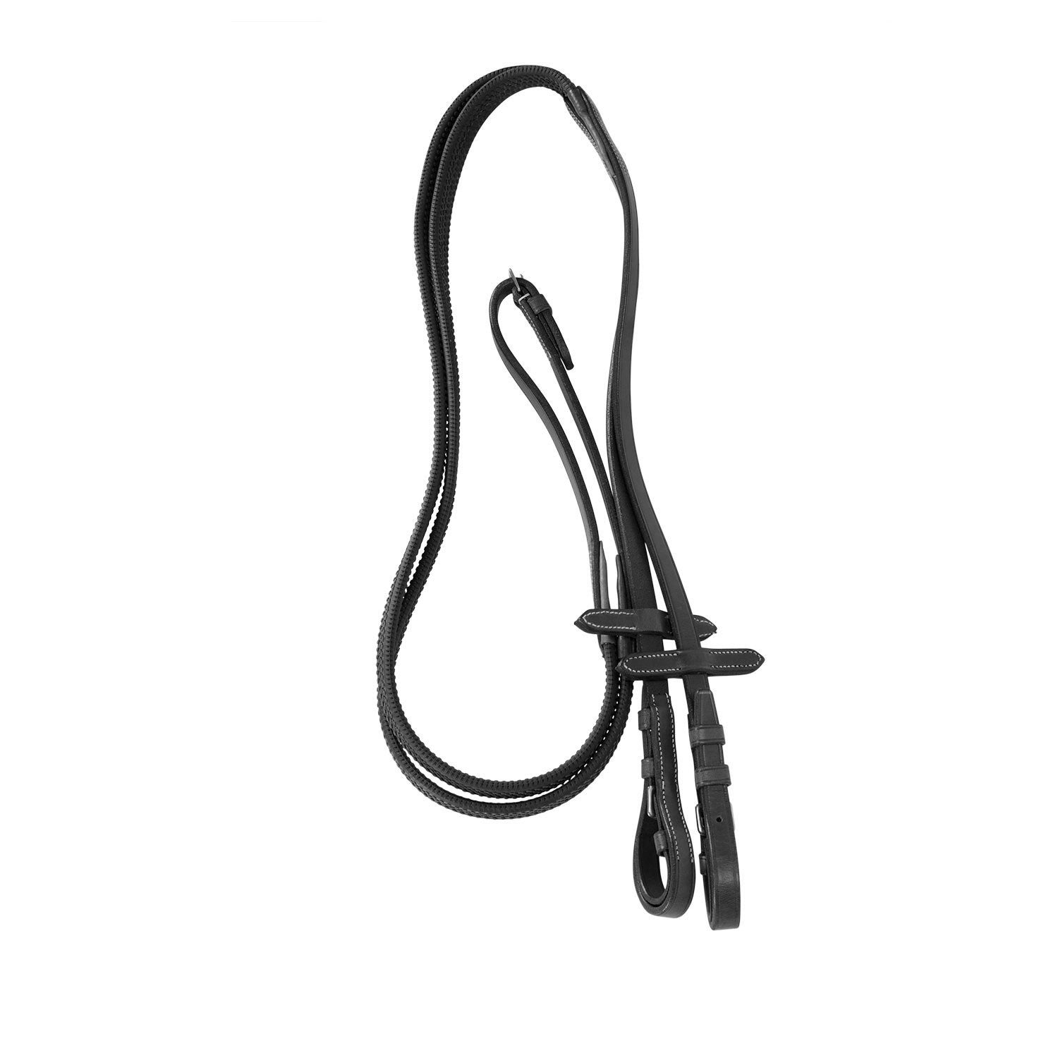 Bridle with mexican noseband and synthetic sheepskin