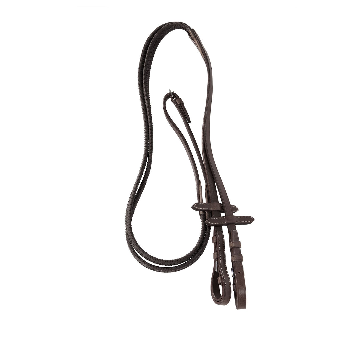 Bridle with mexican noseband and synthetic sheepskin