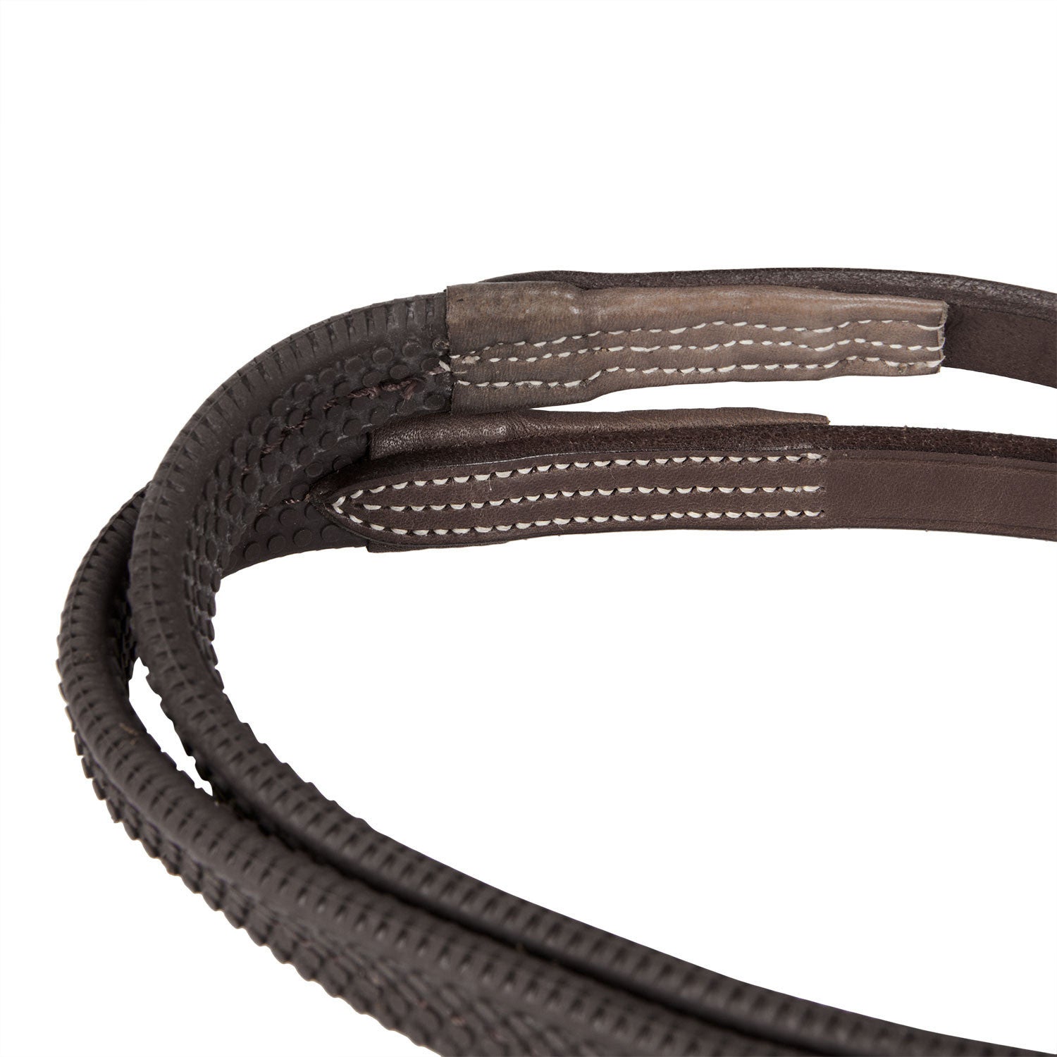 Bridle with mexican noseband and synthetic sheepskin