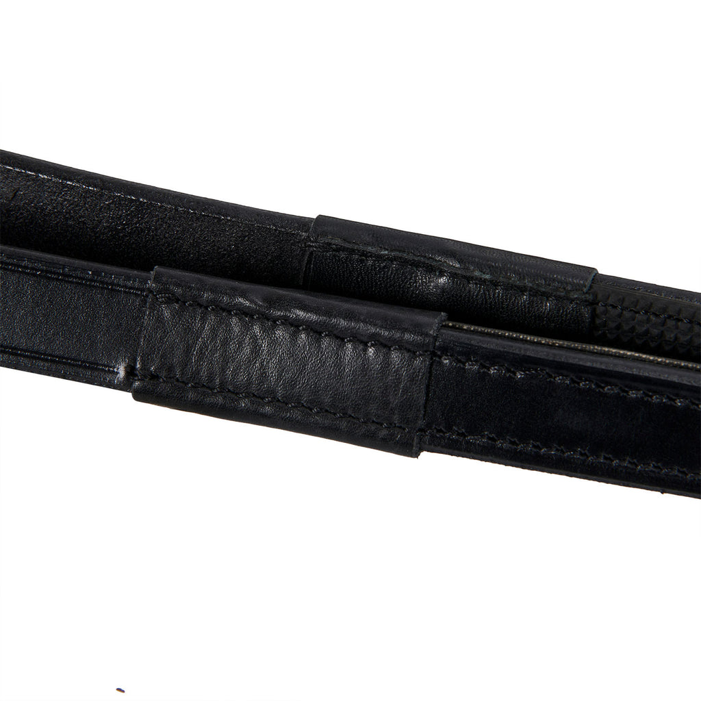 Dressage smooth leather bridle