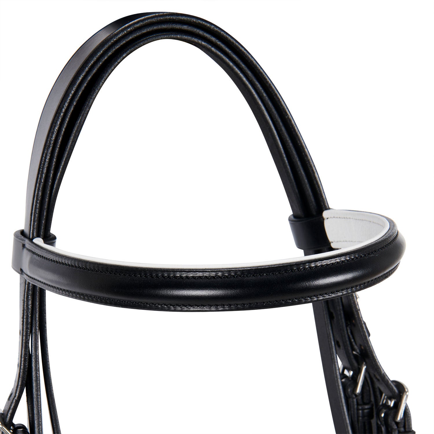Dressage smooth leather bridle