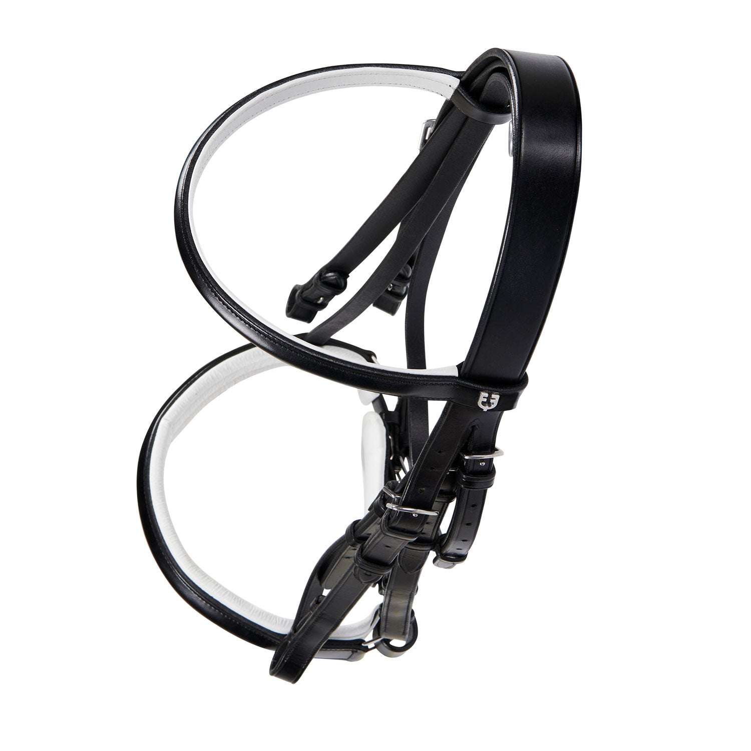 Dressage smooth leather bridle