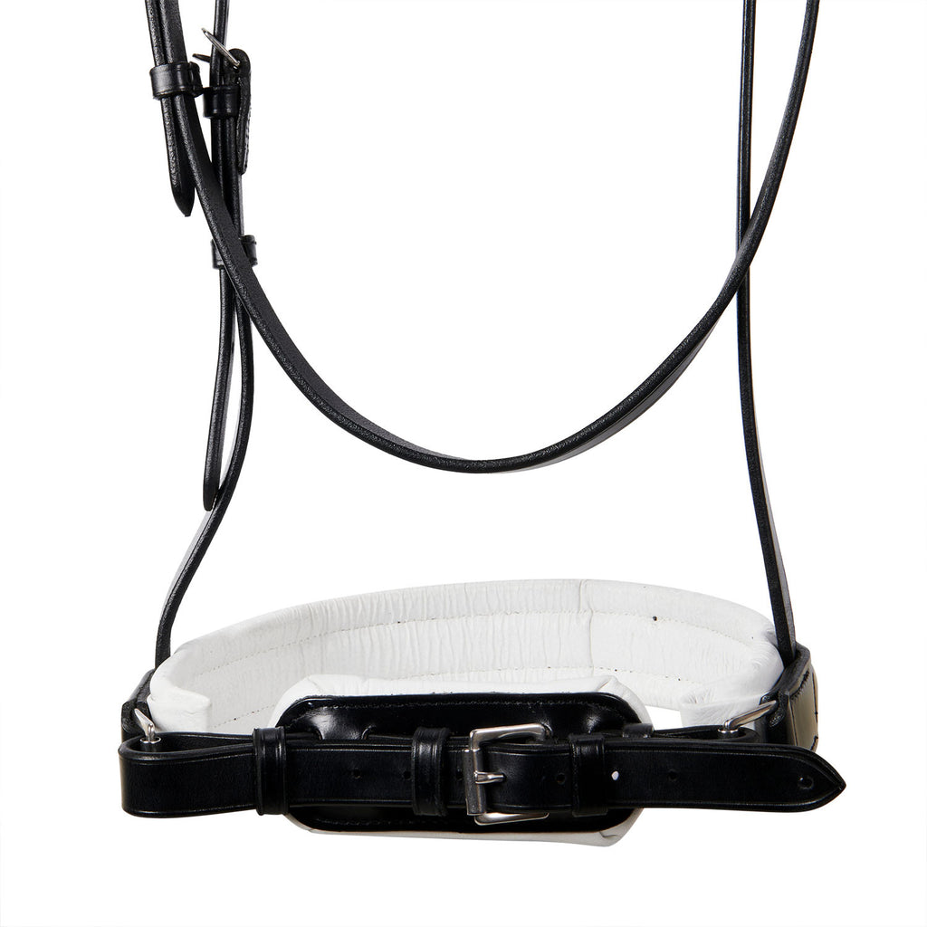 Dressage smooth leather bridle