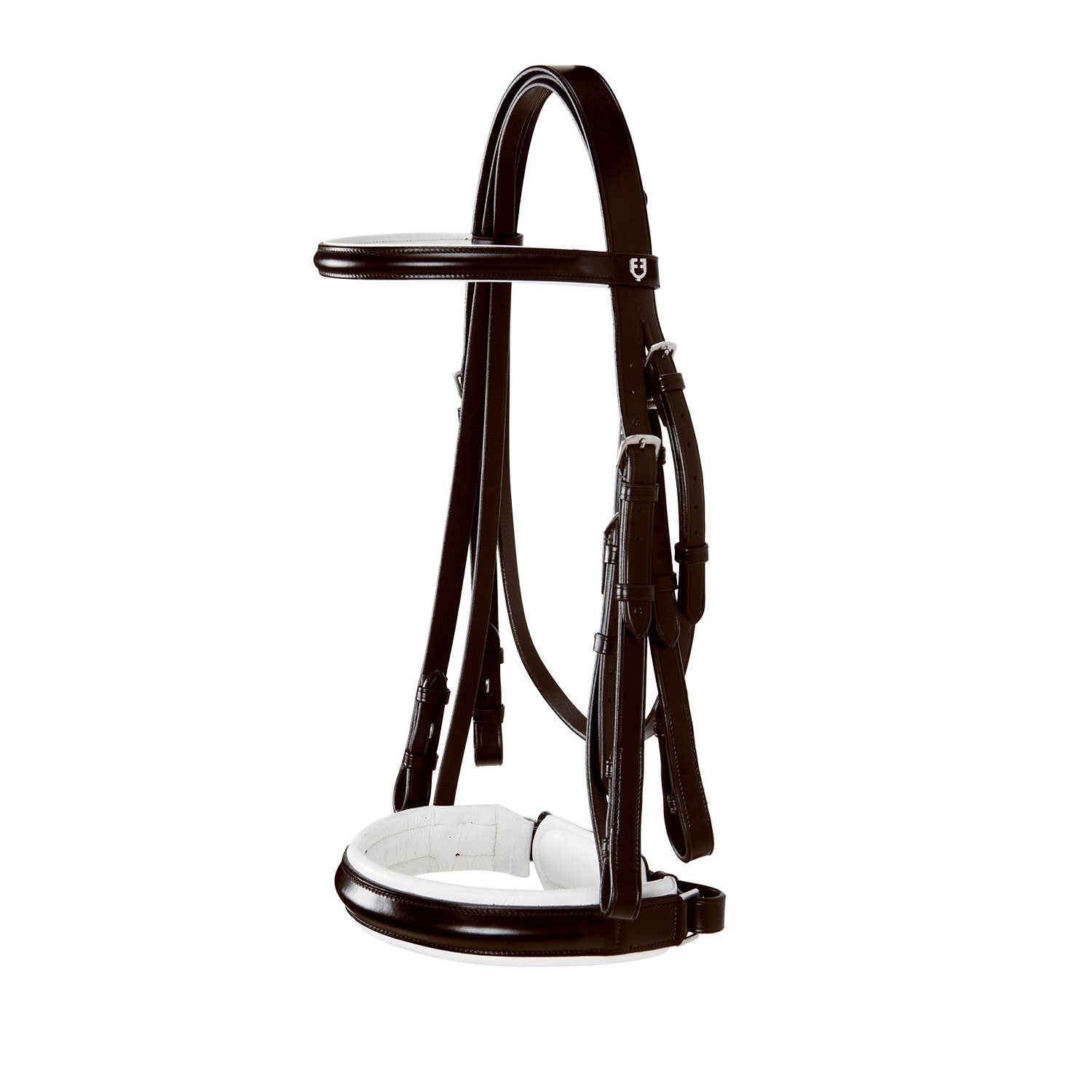 Equestro Dressage smooth leather bridle