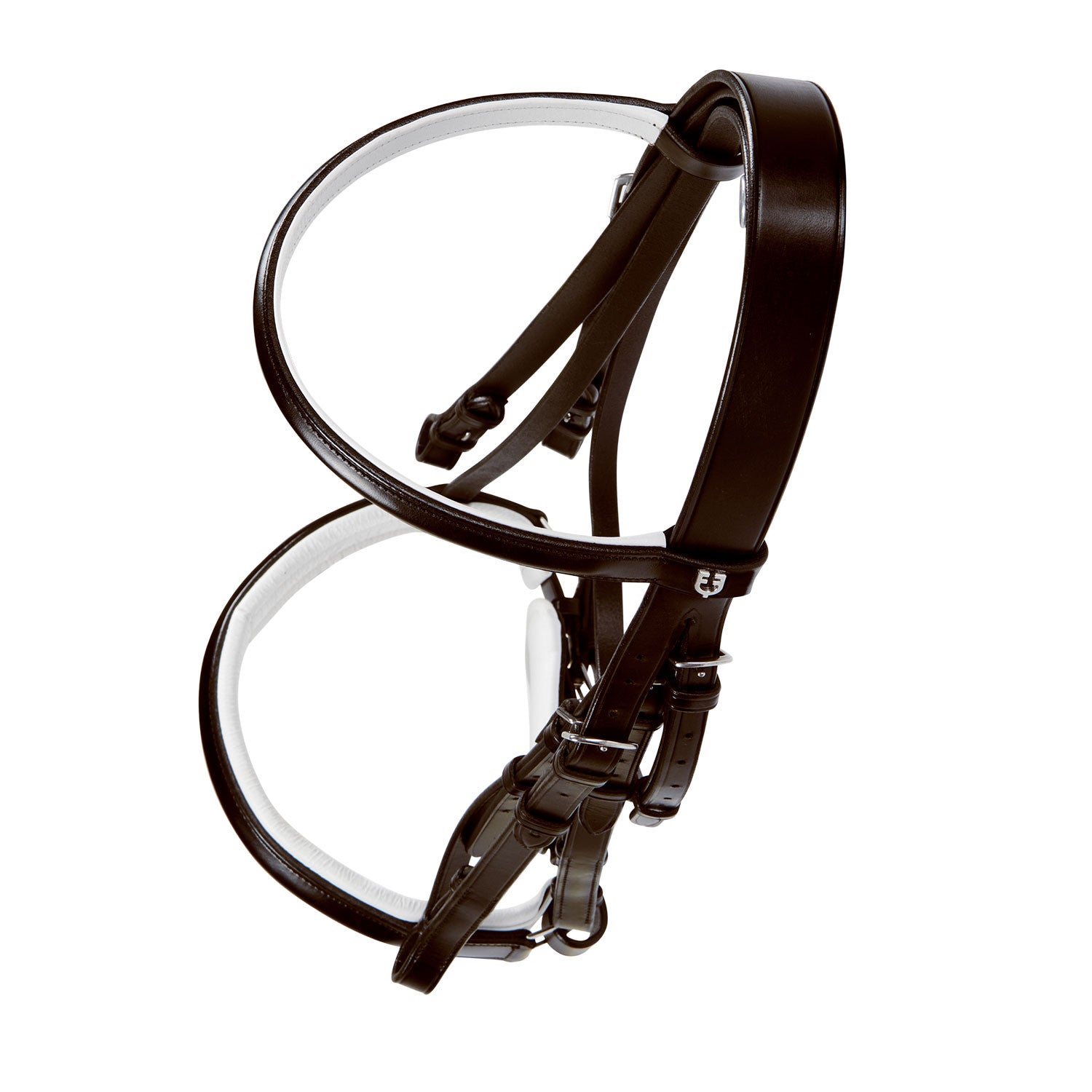 Dressage smooth leather bridle