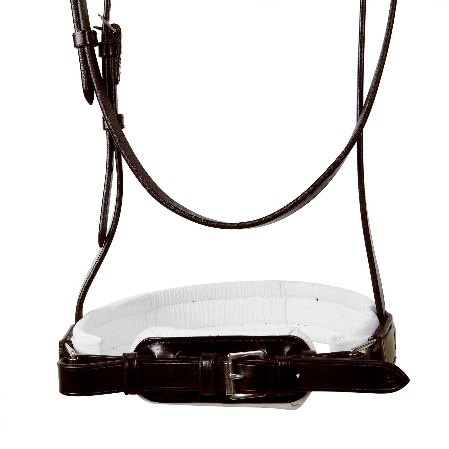 Dressage smooth leather bridle