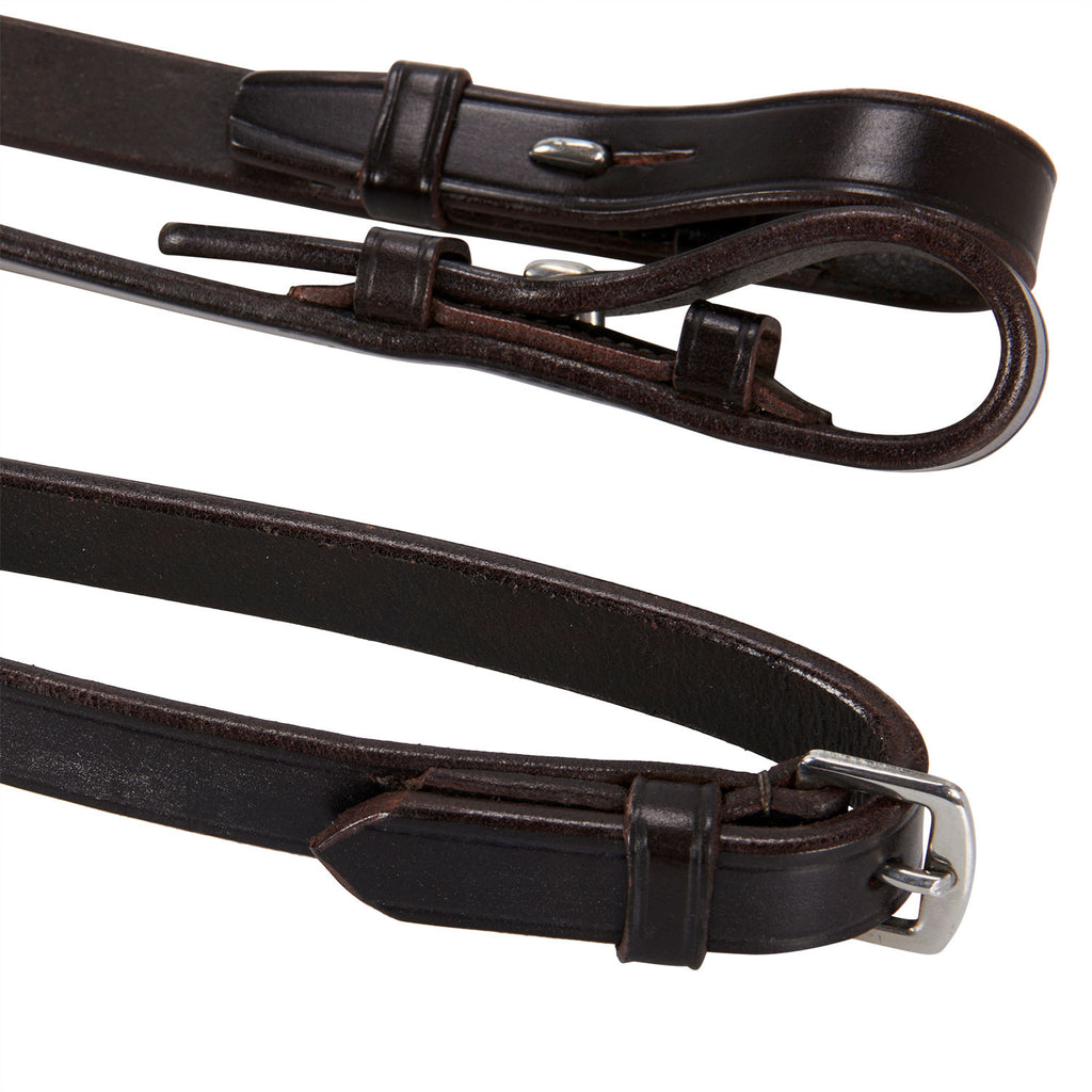 Dressage smooth leather bridle
