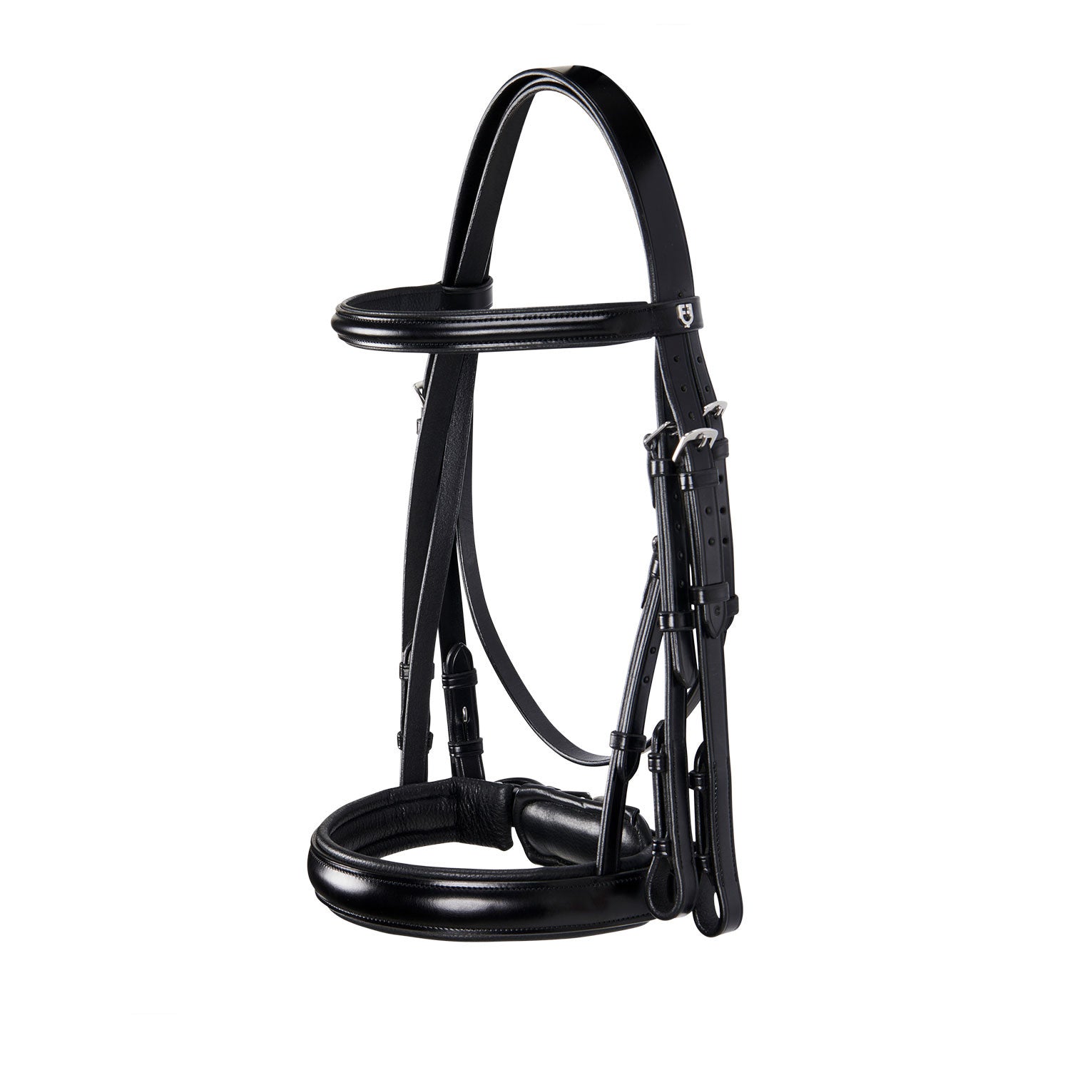 Leather dressage bridle
