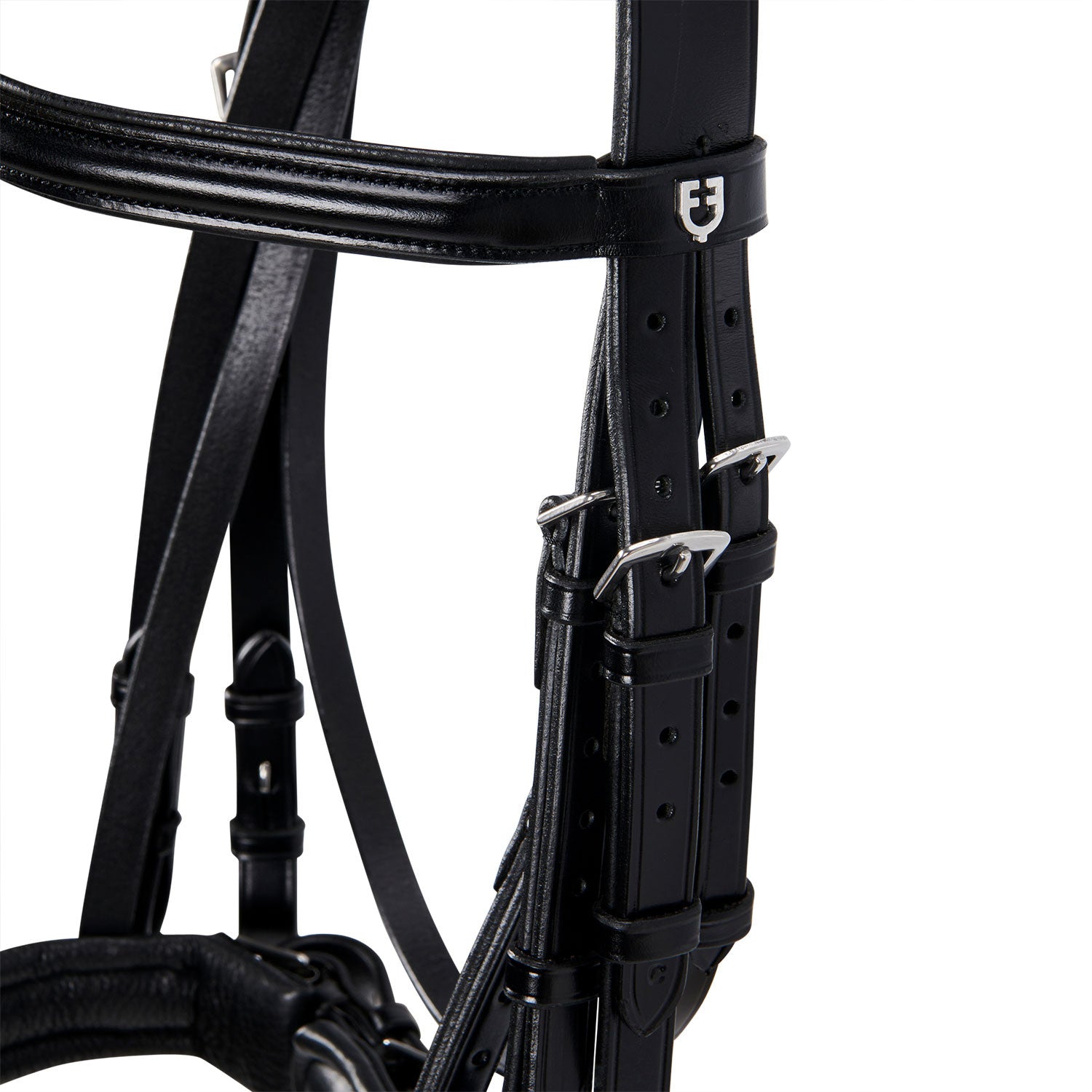 Leather dressage bridle