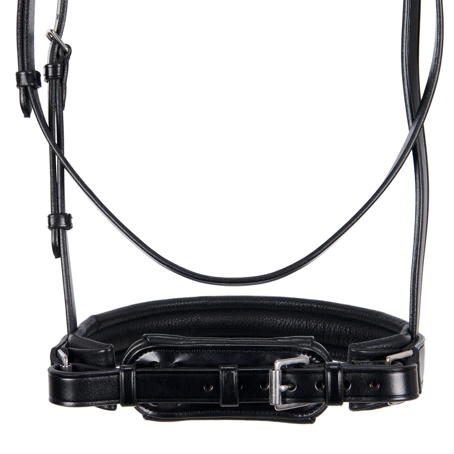 Leather dressage bridle