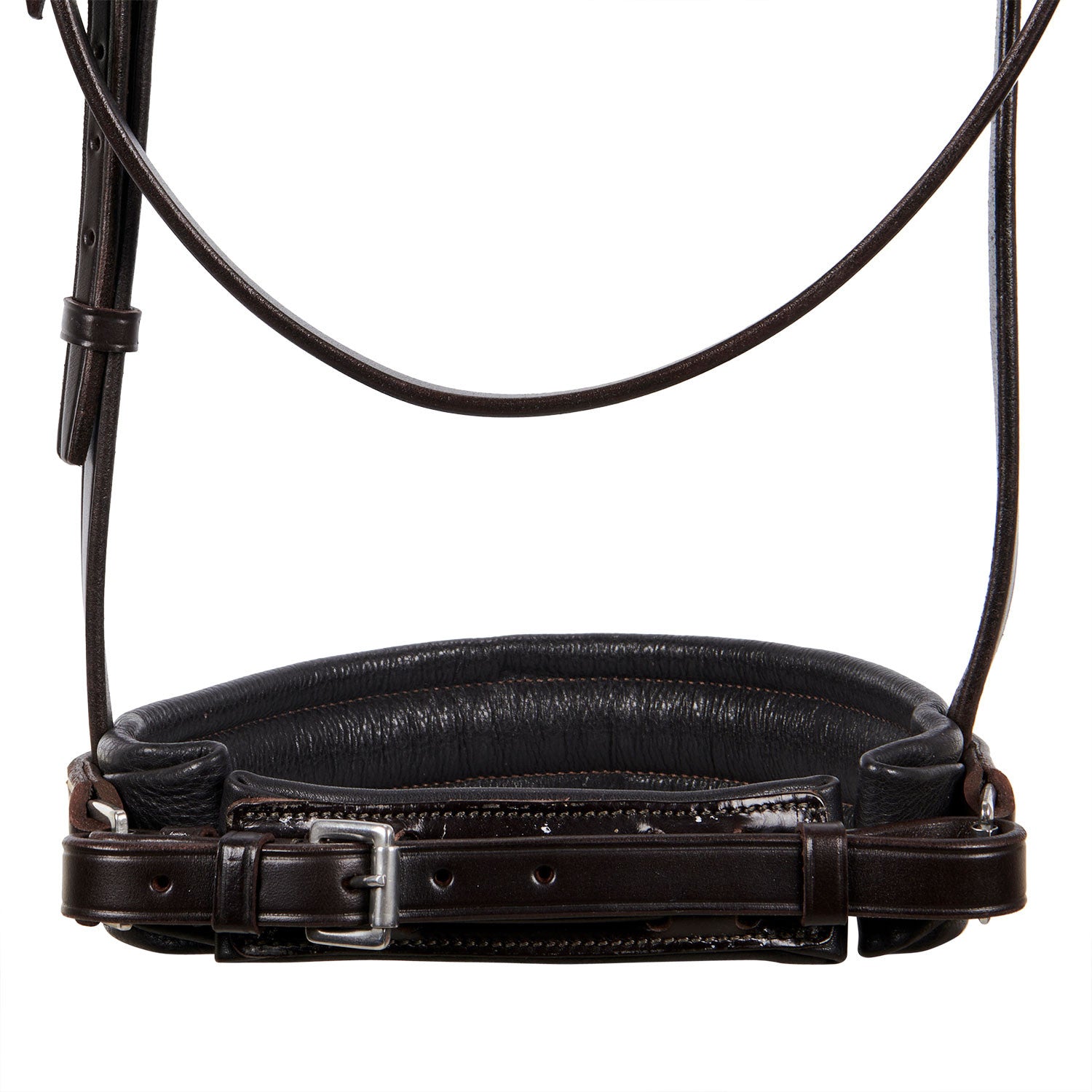 Leather dressage bridle