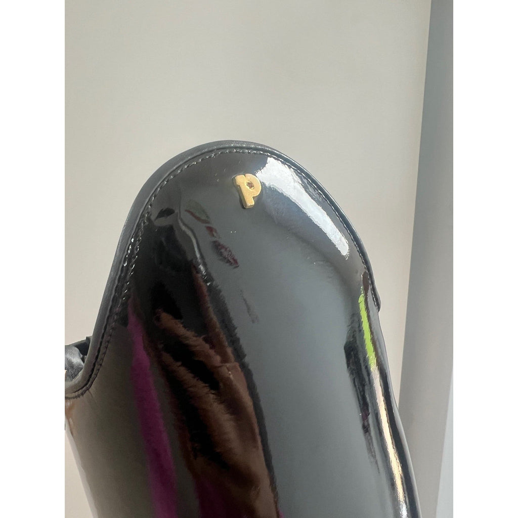 Petrie Bergamo Boots - Patent - We have some in stock but most sizes are to order