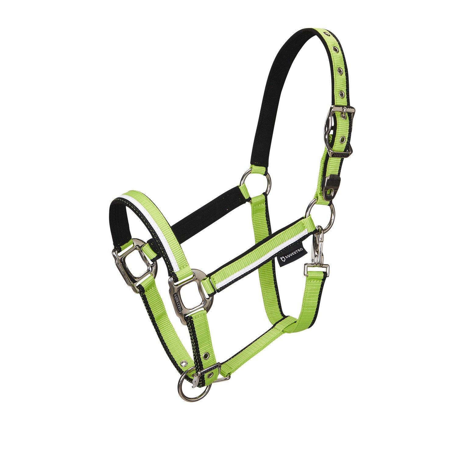 Equestro Halter with fleece padding and snap hook