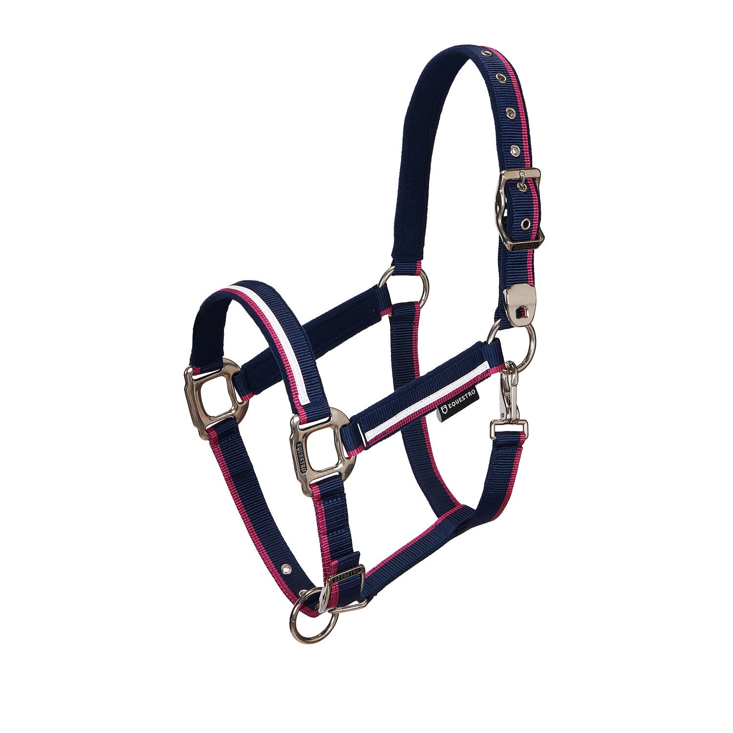 Equestro Halter with fleece padding and snap hook