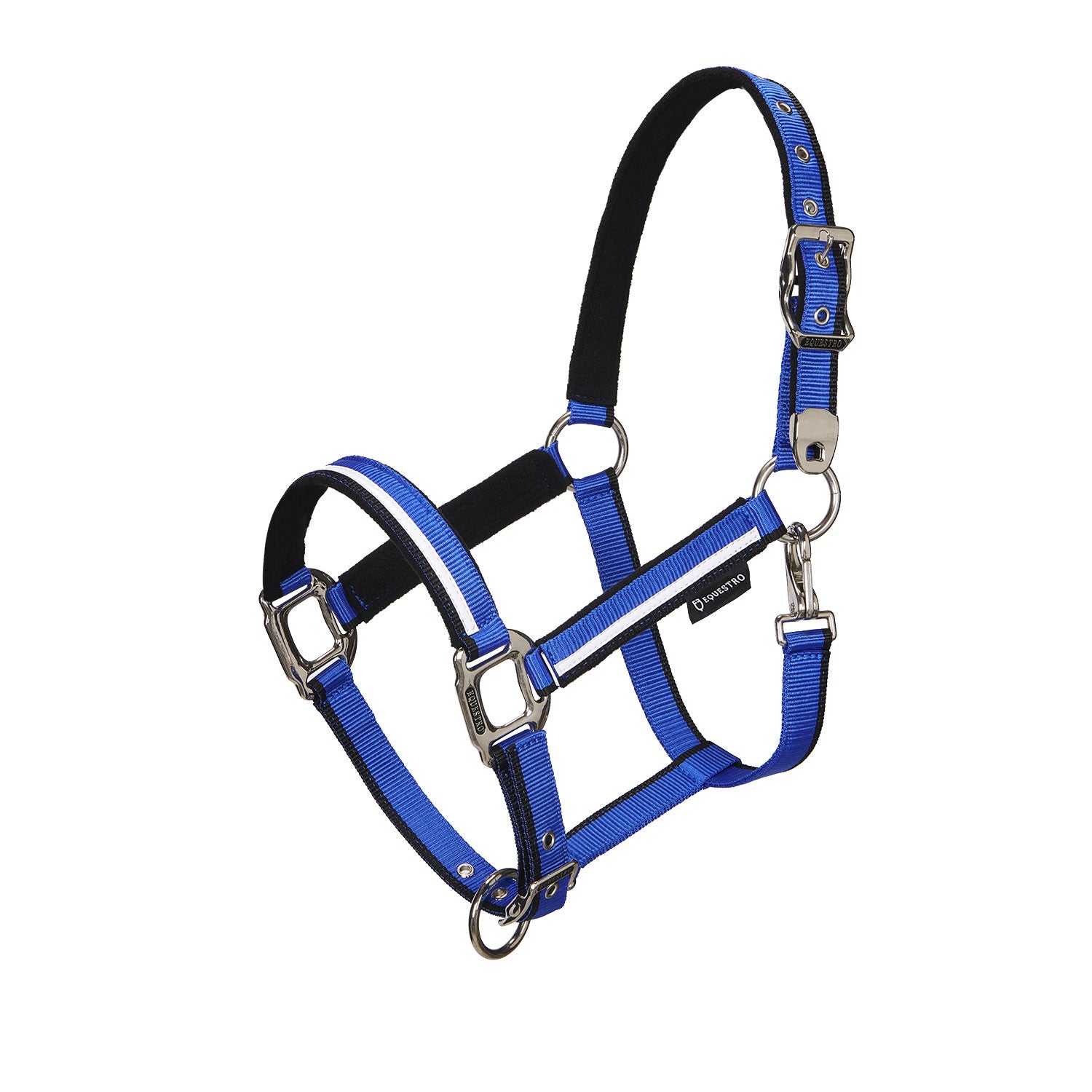 Equestro Halter with fleece padding and snap hook