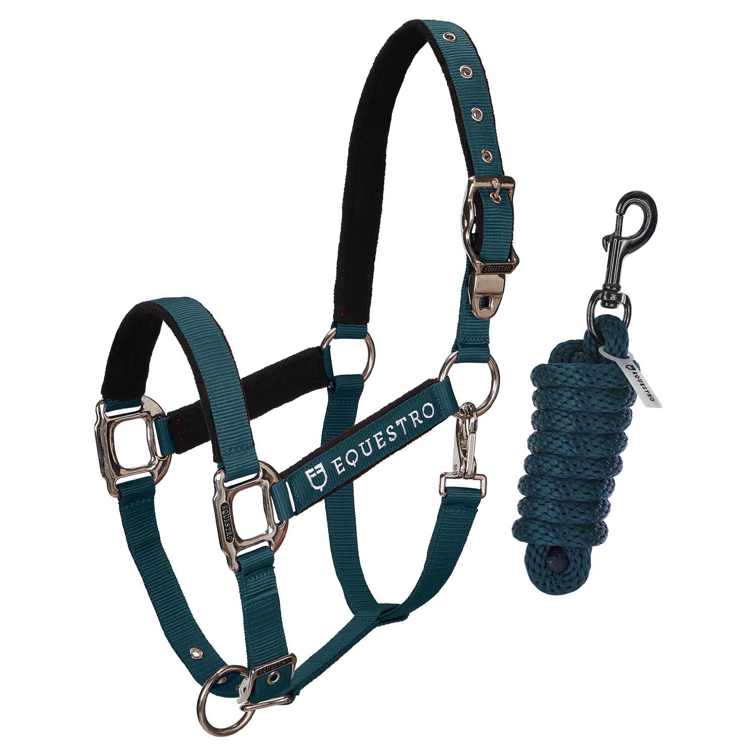 Equestro Padded double adjustment headcollar