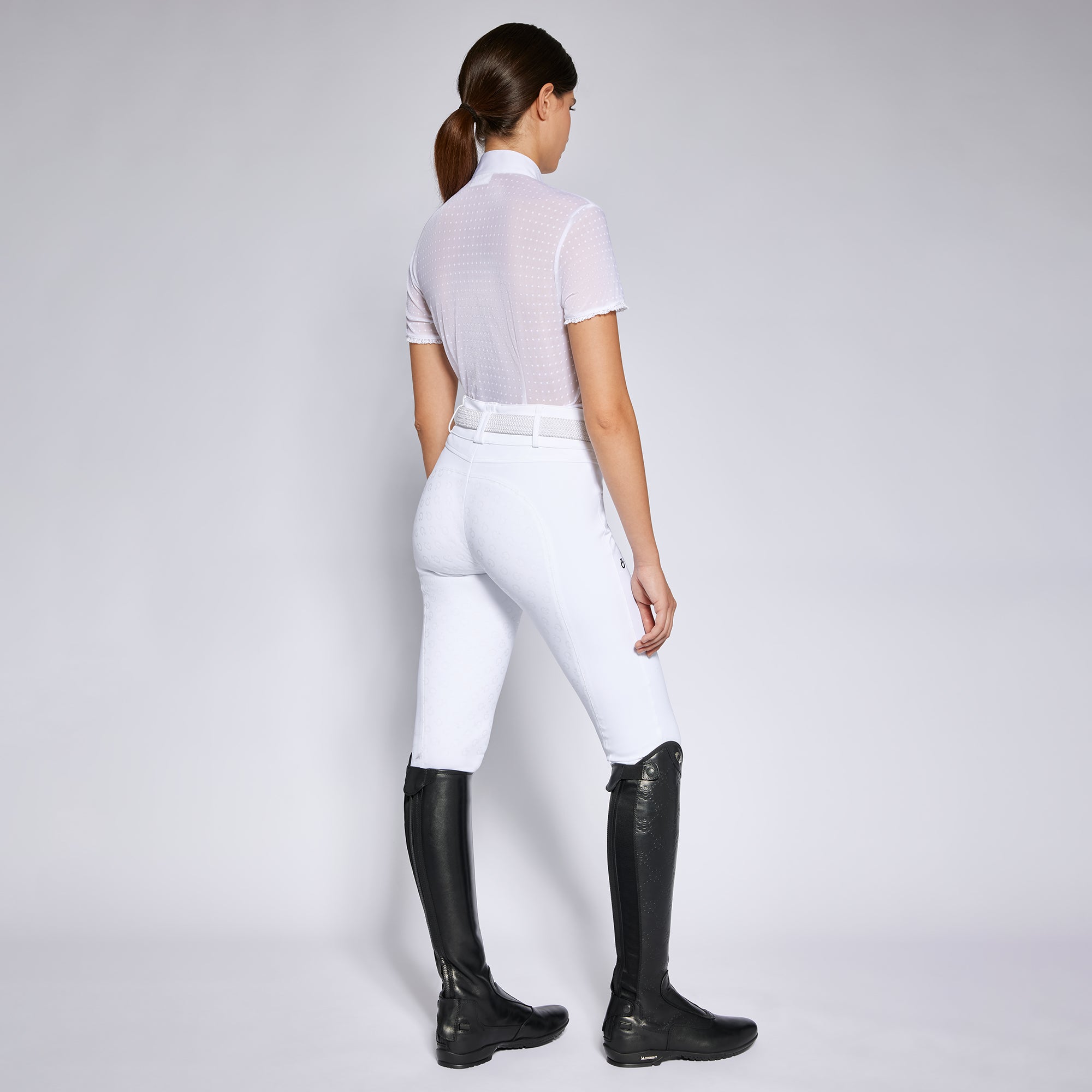 Cavalleria Toscana Jersey Polka Dot Short Sleeve Shirt