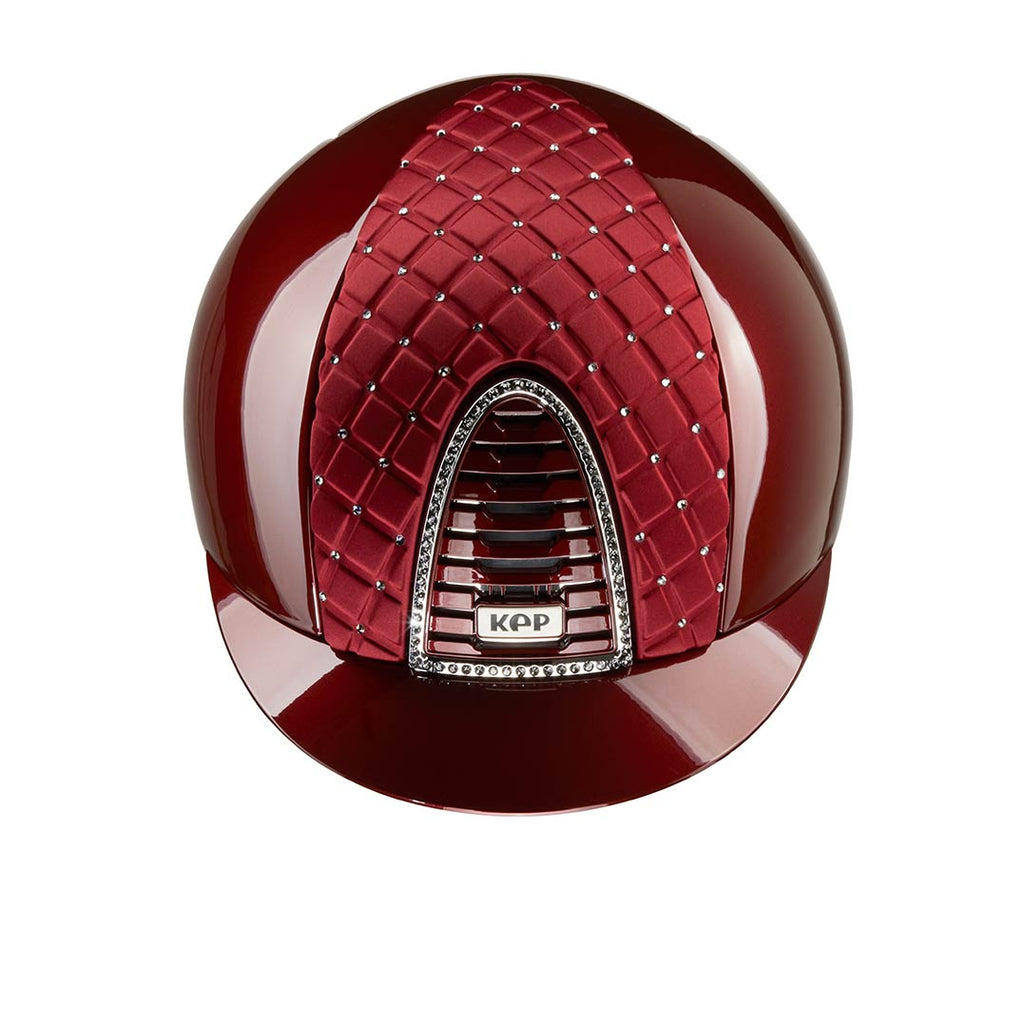 Kep Cromo2 - Milano - Satin Cross Collection - Bordeaux with Swarovski crystals